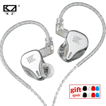 KZ DQ6 3DD Динамичен водача HI-FI Слушалки в ушите Слушалките с Шумопотискане с Висока Резолюция Слушалки KZ EDX ZSTX ZS10 PTO ASX ZAX