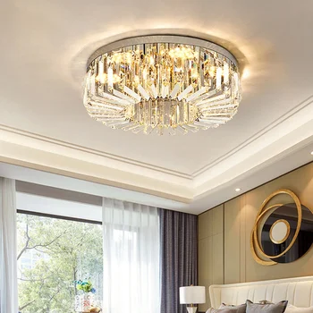 led таван, осветителни тела за хол декоративни плафониери, полилеи текстилен тавана лампа light ceiling