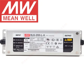 Mean Well XLG-200-L-A Метален корпус, IP67 осветление На улици/небостъргачи meanwell 142-285 В/700-1050 мА/200 Watt Led драйвер постоянна мощност