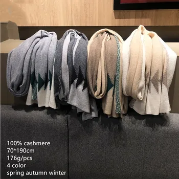 Naizaiga, 100% кашмир дебела дамски шал различни цветове, топла зимна жаккардовая модерен шал, JRSM81