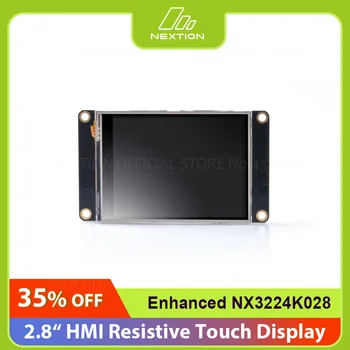 NEXTION Усъвършенстван NX3224K028 с резистивен HMI LCD сензорен дисплей, Вграден Сериен TFT-модул RTC TTL GPIO