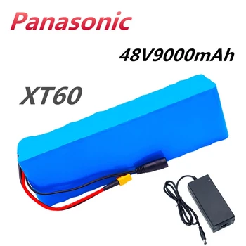 Panasonic 48v литиево-йонна батерия 9Ah 1000w 13S3P Акумулаторна батерия за 54,6 v E-bike Електрически велосипеди Скутер с жак BMS + XT60