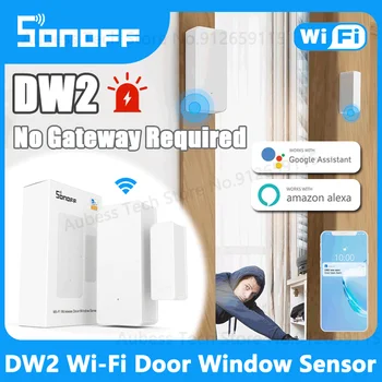 SONOFF DW2 WiFi Вратата сензор eWeLink Детектор за отваряне на Крилото на прозореца Умен Дом сот Алекса Google Assistant