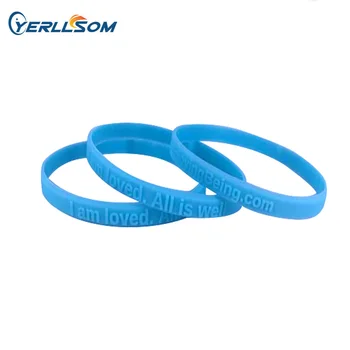YERLLSOM 100 бр./лот, високо качество на индивидуални гумени, тънки силиконови ленти с релефни принтом за дейности Y20061301