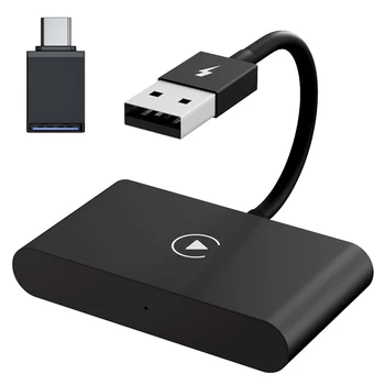Авто навигация USB адаптер USB Type-C Carplay USB конвертор, който е съвместим с Bluetooth 5.0, ниска консумация на енергия за IOS/Andriod