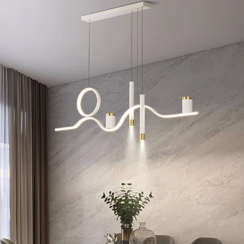 Декорация на дома, в скандинавски стил кристален полилей ресторанная полилей тавана лампа вила полилей лампа за вътрешно осветление