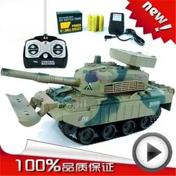 Детска играчка, безжичен 4-канално дистанционно управление, боен танк BB Bullet радиоуправляемая играчка