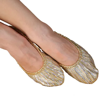 Директен Златна Обувки за занимания с Танци на Корема Обувки за изказвания Обувки за занимания с танци на корема Обувки за упражнения Обувки за Танци