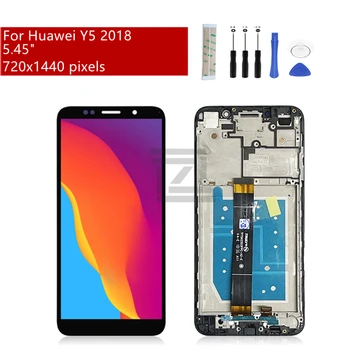 За Huawei Y5 2018 LCD Сензорен дисплей, Дигитайзер в Събирането На Huawei Y5 Prime 2018 Г., Резервни Части за Ремонт на Дисплей, 5,45