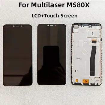 За Multilaser MS80X LCD дисплей и сензорен екран дигитайзер Multilaser MS80X дисплейный модул Ремонт, резервни части
