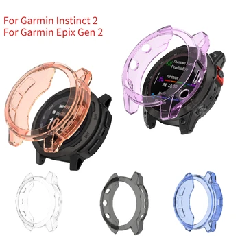Каркасный гривна, калъф за умни часовници на Garmin Instinct 2, калъф за Garmin Epix Gen 2, защитен калъф от TPU, рамка за часа