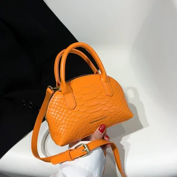 Луксозна дамска чанта-тоут с шарките на крокодилска кожа, дизайнерски дамски чанти с горната дръжка, дамски портфейл, чанта през рамо