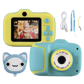 Мини мультяшная детска цифрова камера 1080P Цифров фотоапарат за деца с 2.0 