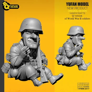 Модел Yufan 1/35 Комплекти фигури на войници от смола, модел за самостоятелно сглобяване YFWW-2017