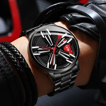 Модерен мъжки часовници, луксозни кварцов ръчен часовник от неръждаема стомана, календар, часовник от сплав, мъжки бизнес ежедневни часовници Reloj Hombre