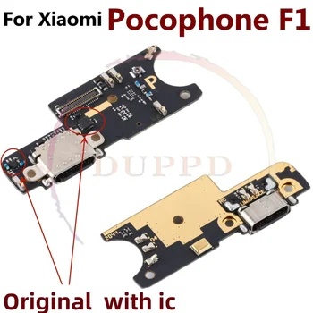 Оригиналът е За Xiaomi Pocophone Poco F1 X3 Pro NFC, USB Конектор За Зареждане на Такса Порт за Зарядно устройство С Микрофон Гъвкав Кабел