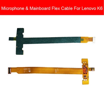 Основен конектор на дънната платка Гъвкав кабел за свързване на микрофон Lenovo K6 към дънната платка на резервни части от гъвкава лента за свързване към дънната платка
