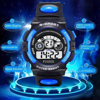 Спортни часовници за мъже, цифрови часовници, луксозни светещи водоустойчива led електронен часовник, будилник с датата, военни часовници H0U0