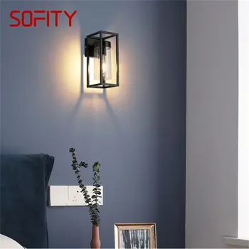 Стенен лампа TEMAR в американски стил, промишлен ретро дизайн, led лампа за спалня в стил loft, лампа за помещения