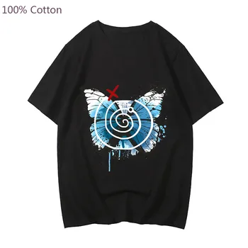 Тениска Manga Life Is Strange Butterfly, Модни Тениски с изображение, Аниме, Извънгабаритни Тениски с къс ръкав от 100% Памук, Мъжки Дамски тениска