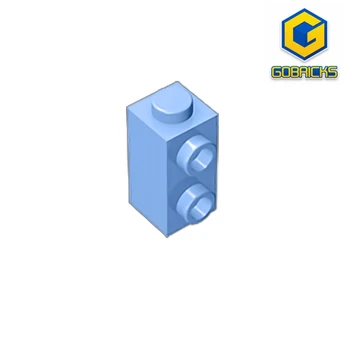 Тухла Gobricks GDS-1485, изменено 1 x 1 x 1/2/3 с шипове от една страна, е съвместим с детски играчки lego 32952, събира блок
