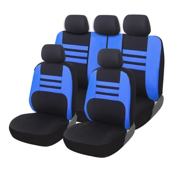 Универсални 9шт Цветни калъфи за автомобилни седалки от шарени, дизайн автозащитных седалките за повечето автомобили, вътрешни аксесоари