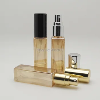 Флакон-спрей парфюми 10 мл, Квадратен стъклен флакон за парфюм, Празен флакон, Козметичен Флакон за парфюм за еднократна употреба, 30 ml, 3 ml