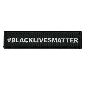 Черни Ивици Lives Matter Black Lives Matter Iron On Иконата За Поддръжка На Движението Blm Самоклеящийся Икона За Дрехи Чанта Нарукавный Жилетка