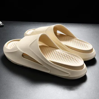 Чехли на платформа за масаж на краката ЕВА, мъжки летни обувки, 2023 година, чехли на дебелото поролоновой възглавница, супинаторы, плажни мъжки сандали
