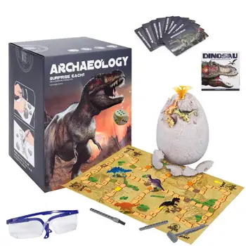 Яйце на динозавър Модел Тираннозавра играчки Научно минно дело Образователна играчка Динозавър Археология копающие играчки за деца